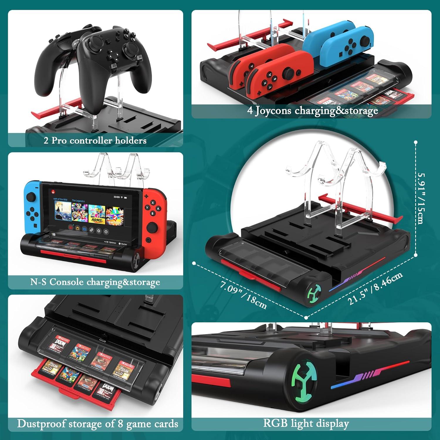 Estación de Acoplamiento Starry para Nintendo Switch 4K HDMI