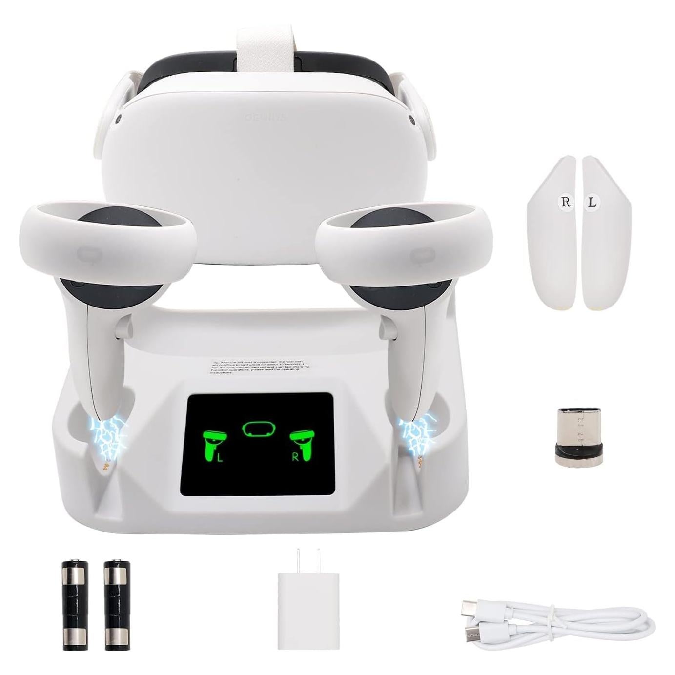 Estación de Carga VR Ysokk para Quest 2 con 2 Baterías