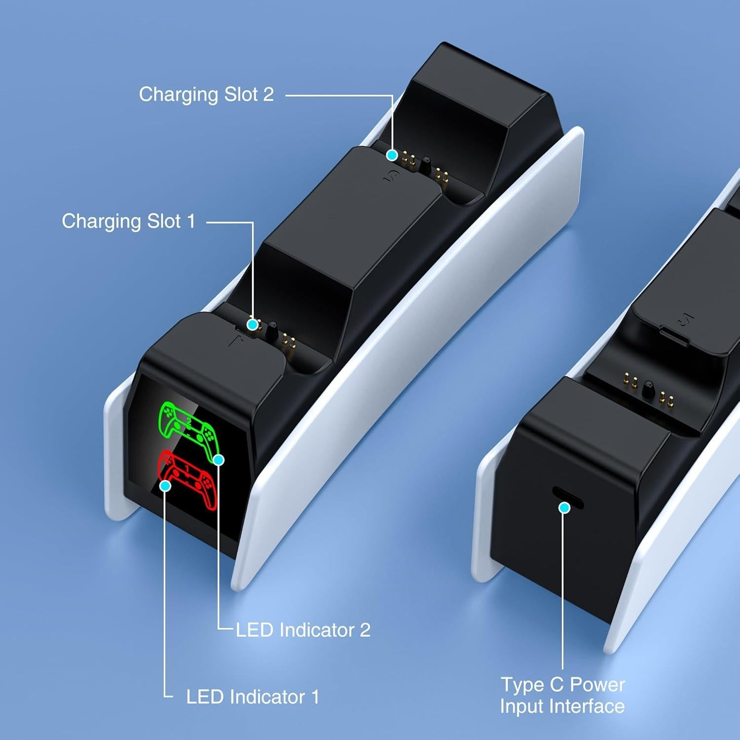 Estación de Carga Dual para Controladores PS5 CYOYPPY