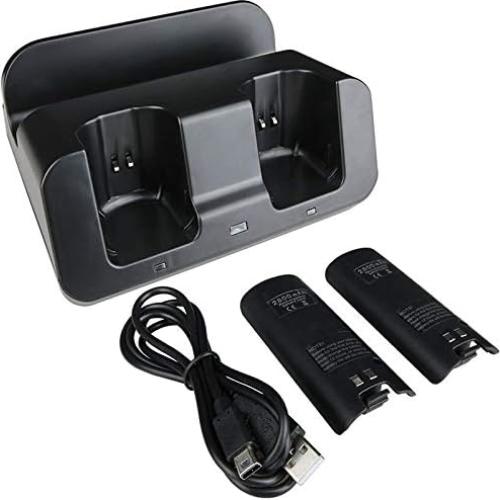 Base de Carga 3 en 1 eLUUGIE para Wii U Gamepad y Controladores