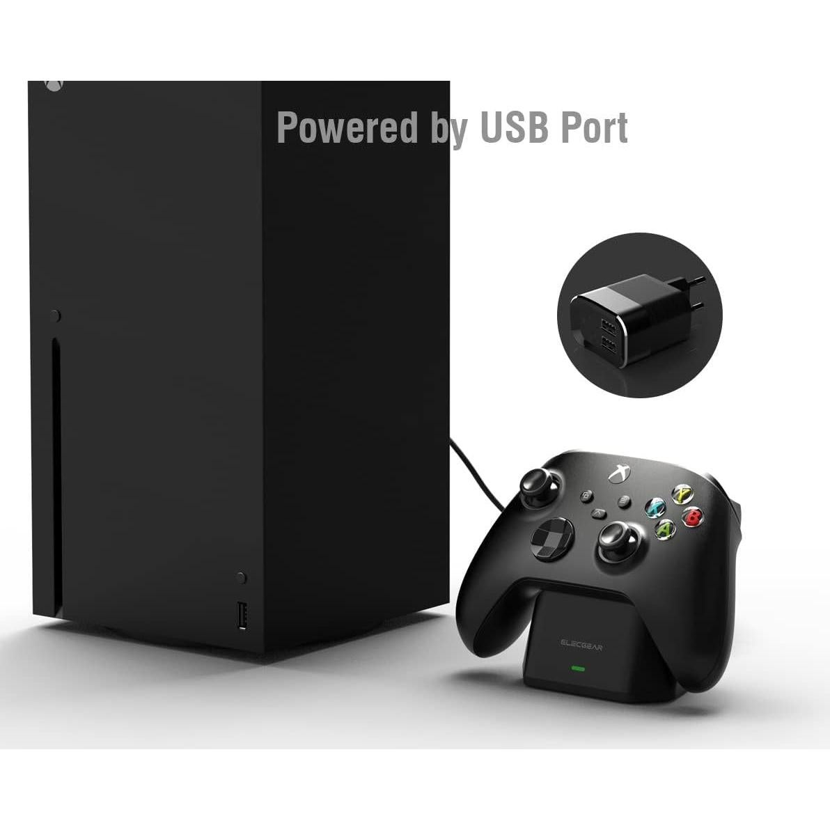 Dock de Carga ElecGear para Controlador Xbox con Batería 1200mAh