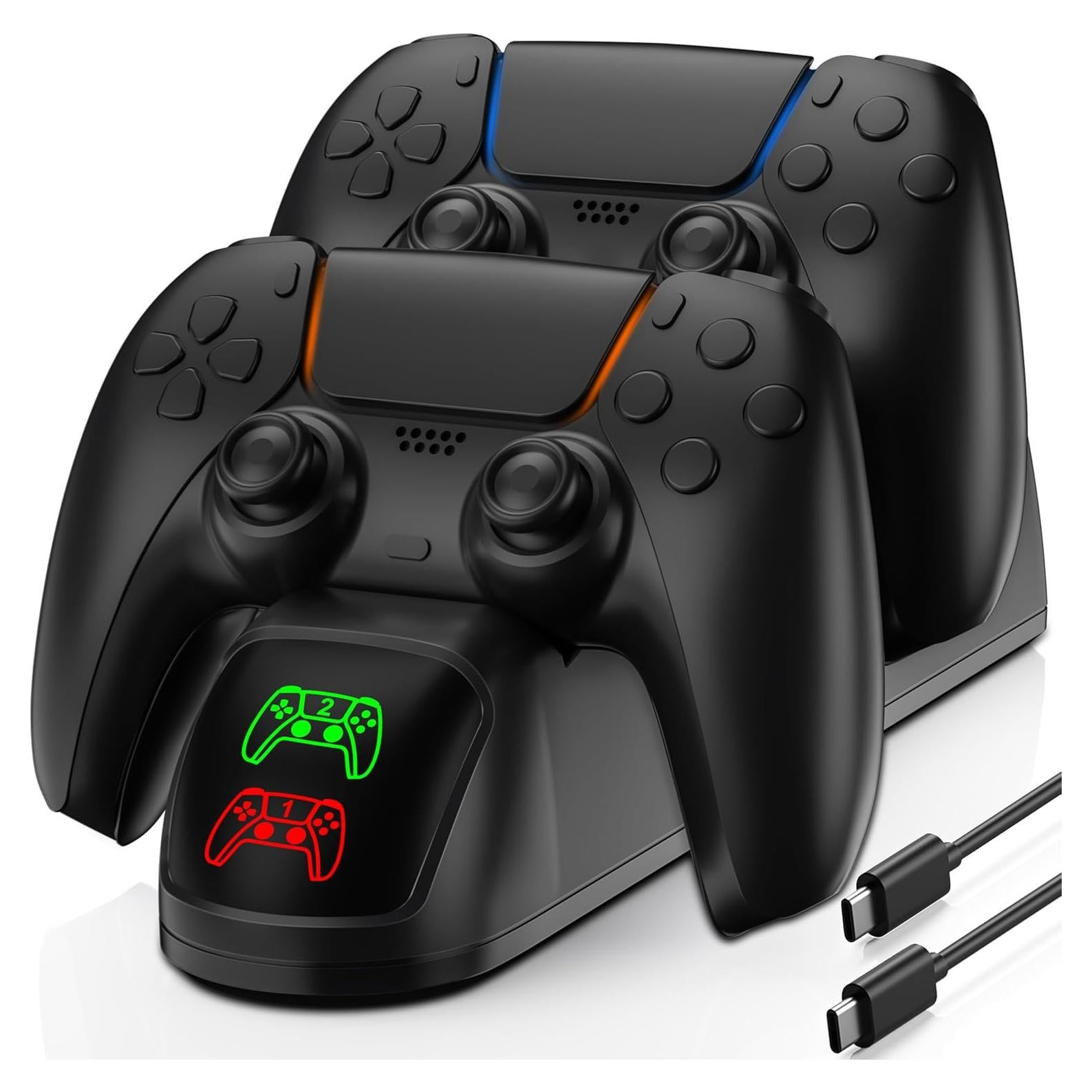 Estación de Carga Rápida para Controladores PS5 Dualsense - Negro