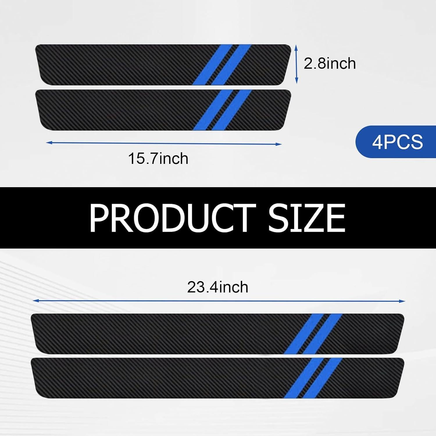 Protectores de Umbral de Puerta Leechio 4 PCS Azul Universal