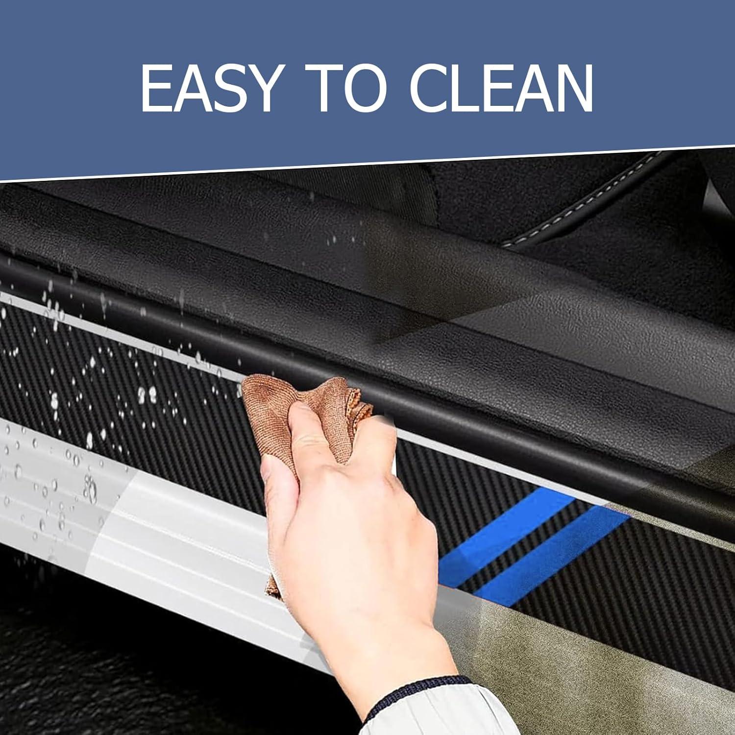 Protectores de Umbral de Puerta Leechio 4 PCS Azul Universal