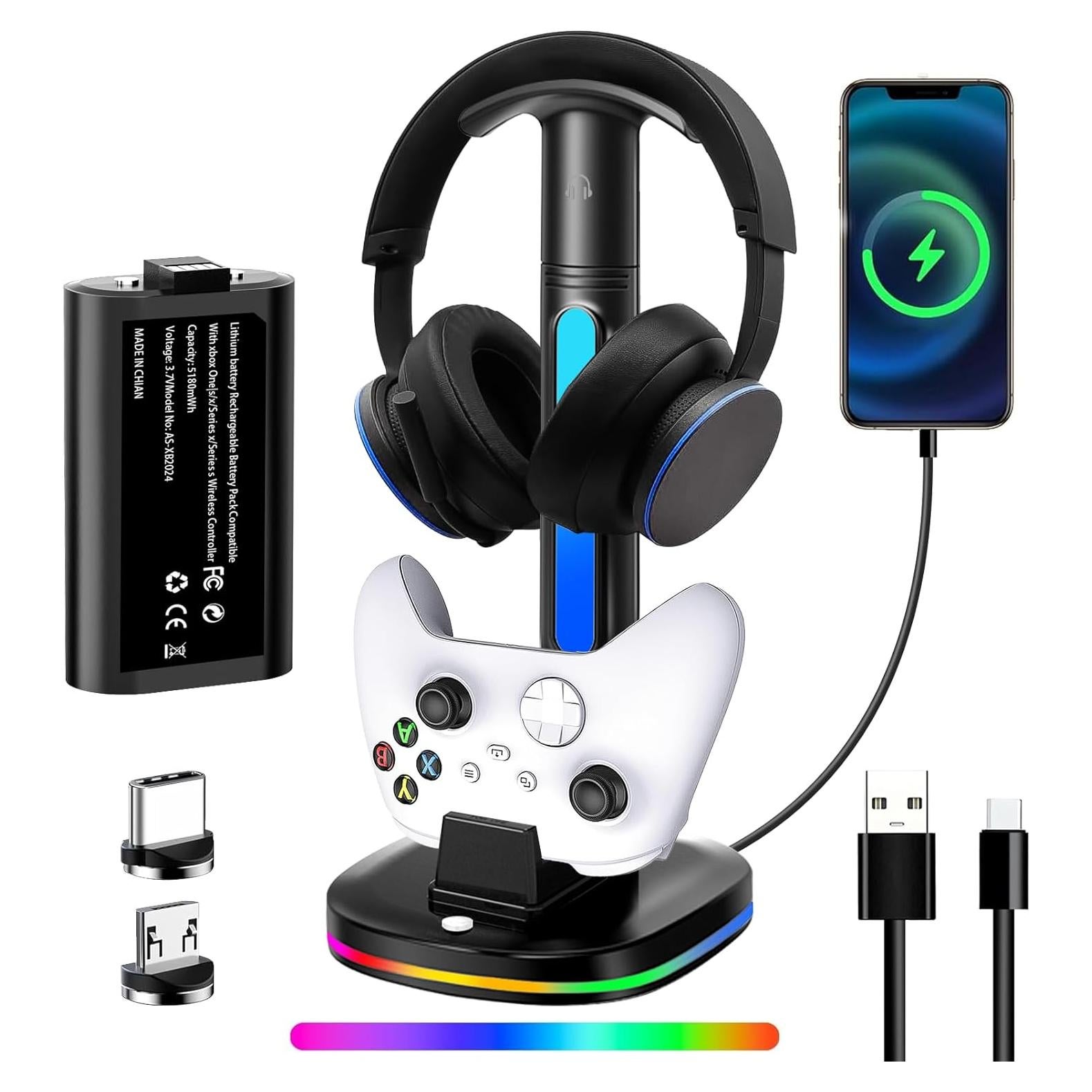 Soporte para Auriculares y Cargador Xbox Awgvener SY-ONE-2029