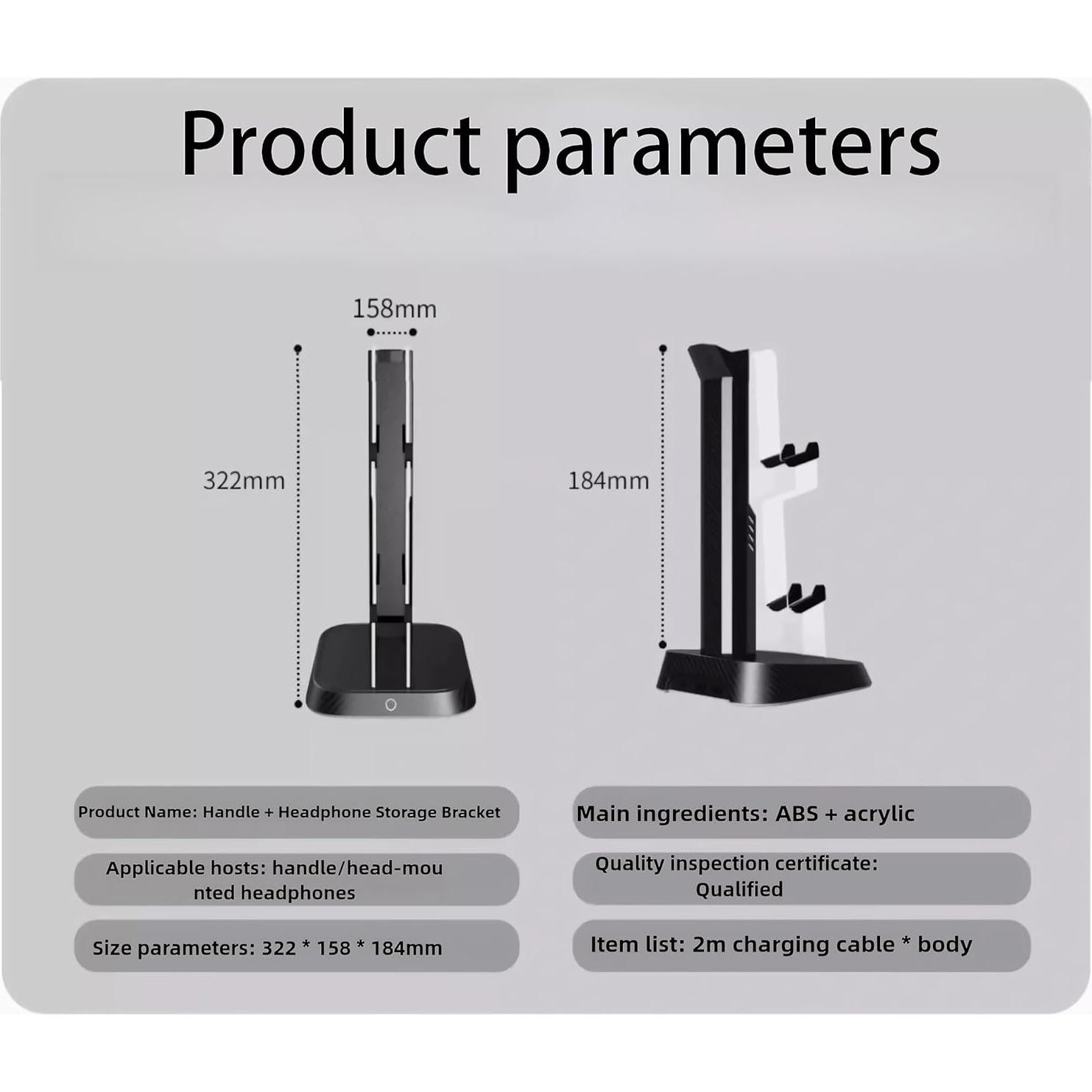 Soporte para Controladores Xbox BIFONODKR Rosa con Carga USB y RGB