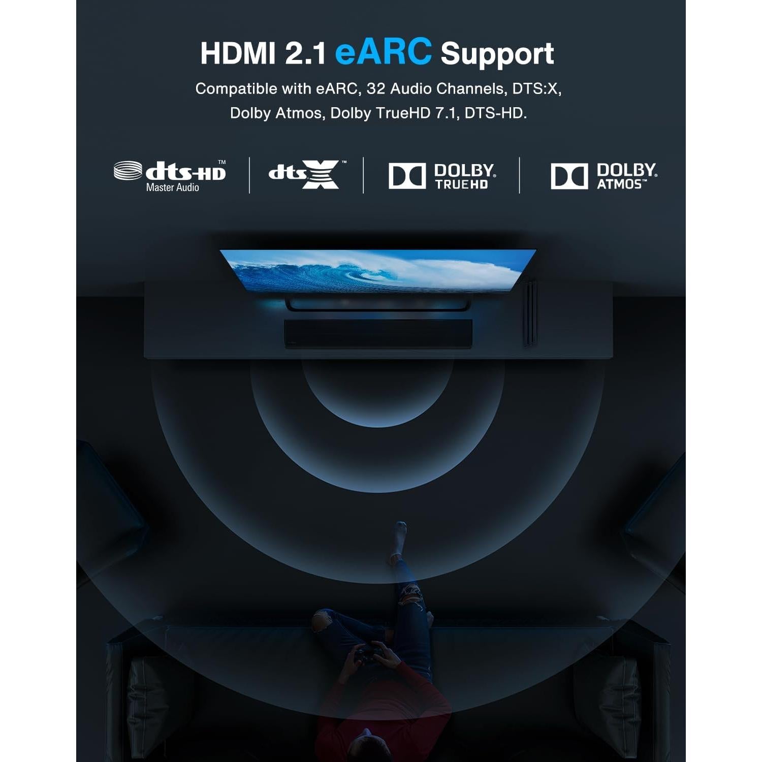 Cable HDMI 8K 2.0 m IVANKY Alta Velocidad 48Gbps