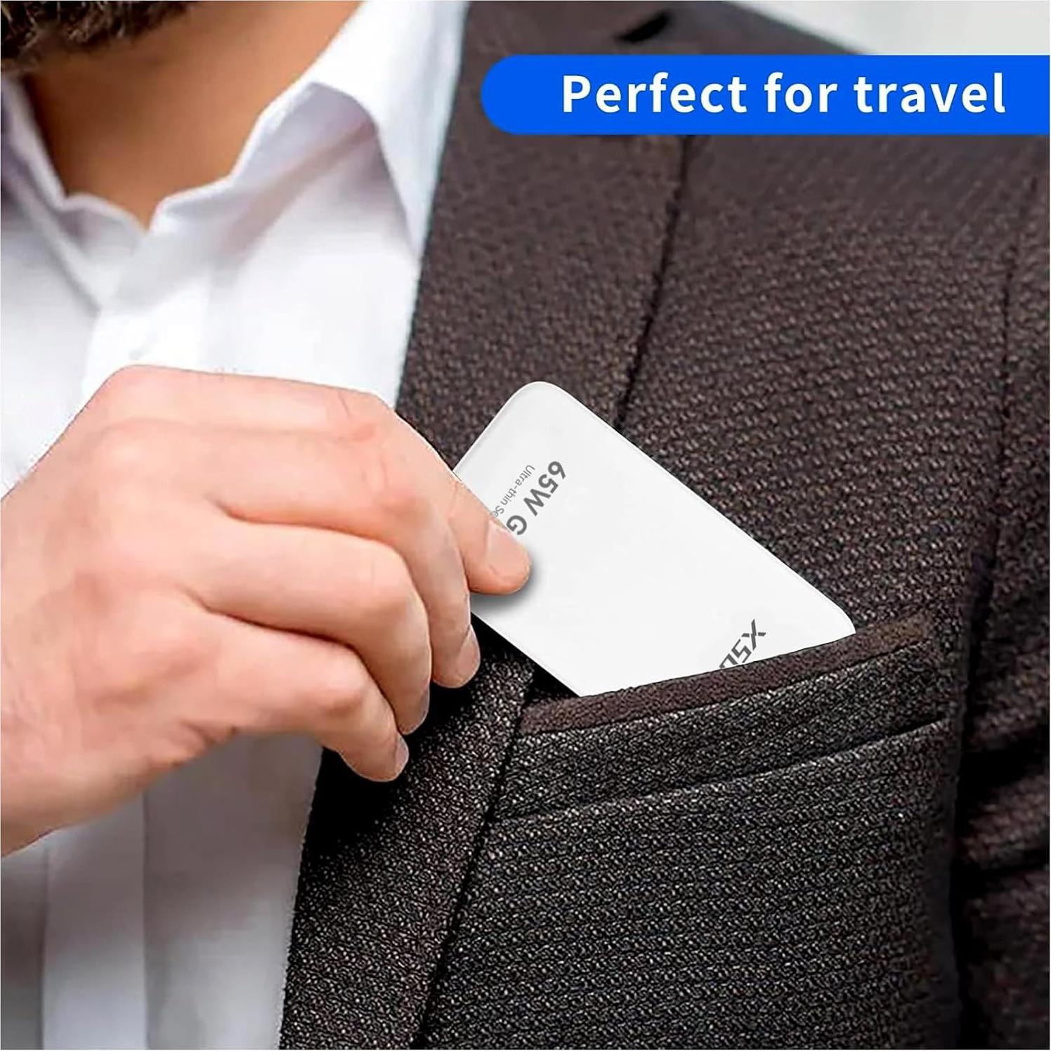 Cargador de pared USB-C 65W XSUFR doble puerto plegable