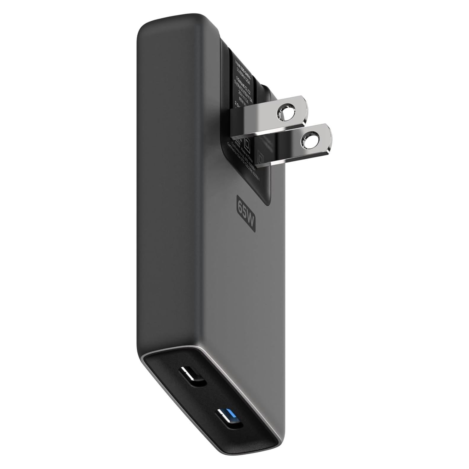 Cargador de pared USB C Nomad 65W Slim, carga rápida