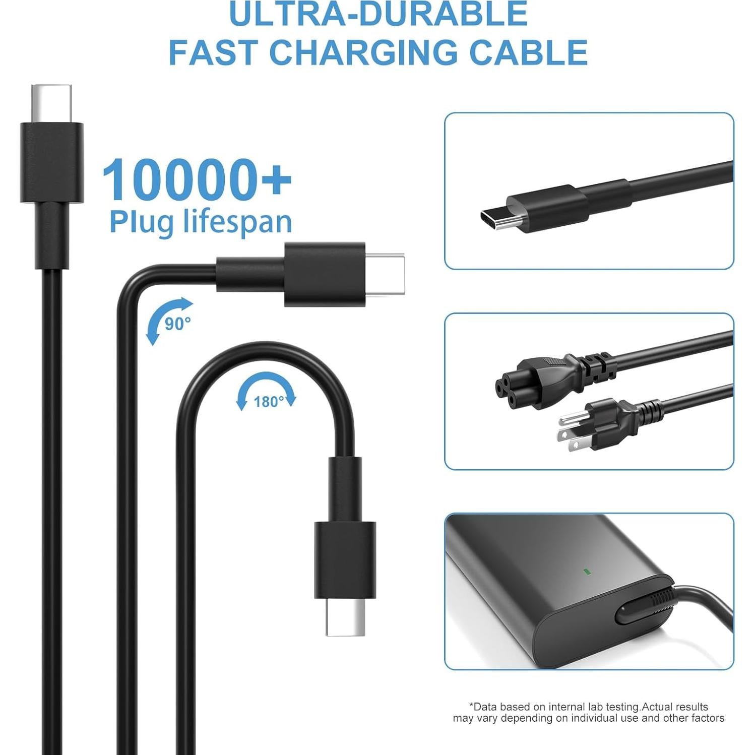 Adaptador CA USB-C 100W Jeunesse para laptops DELL