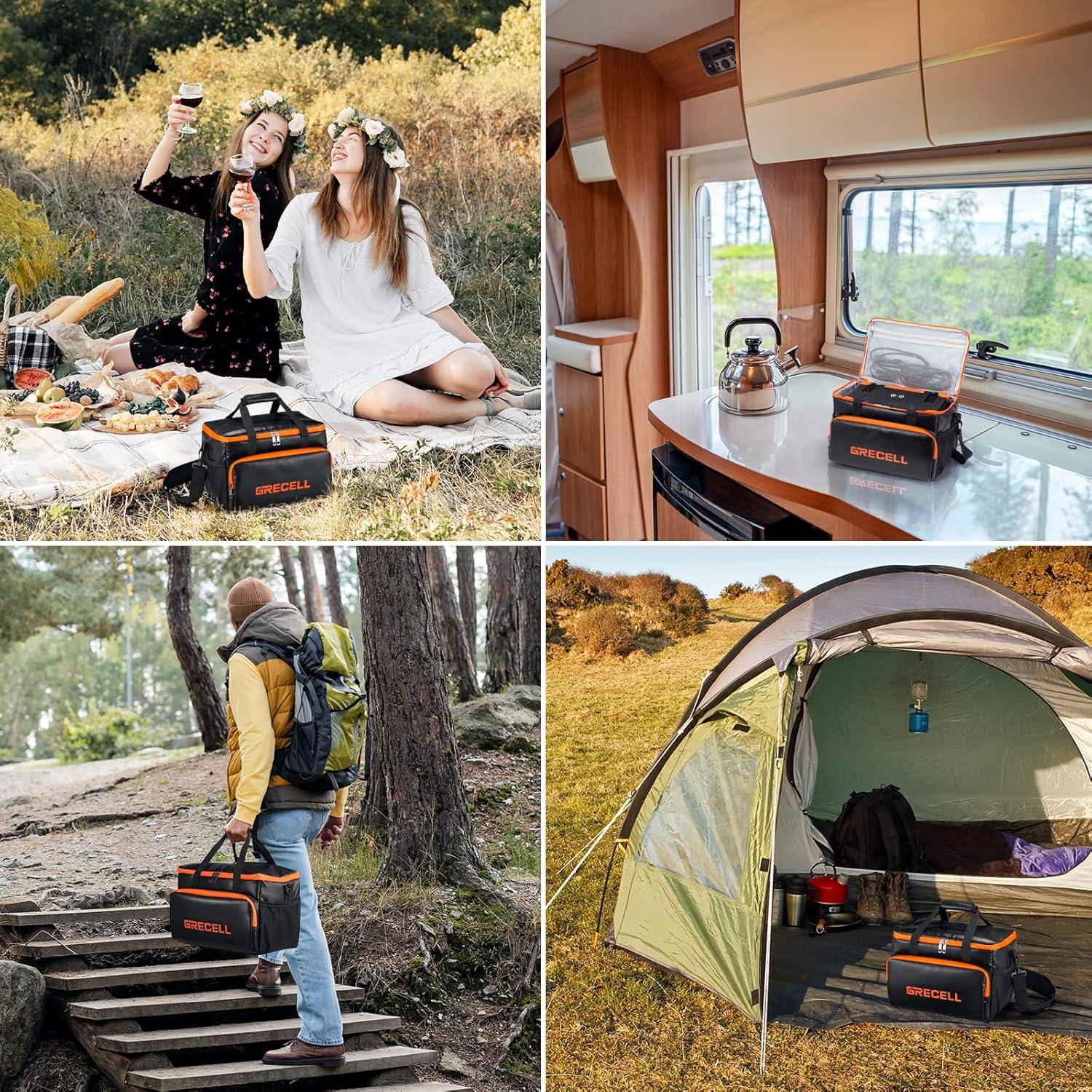 Bolsa de transporte GRECELL para estaciones de energía 32x24x21 cm