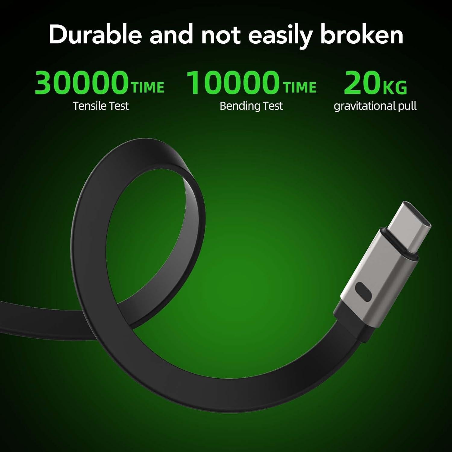 Cargador Rápido GaN 65W MFish USB-C y USB-A con Cable Retráctil