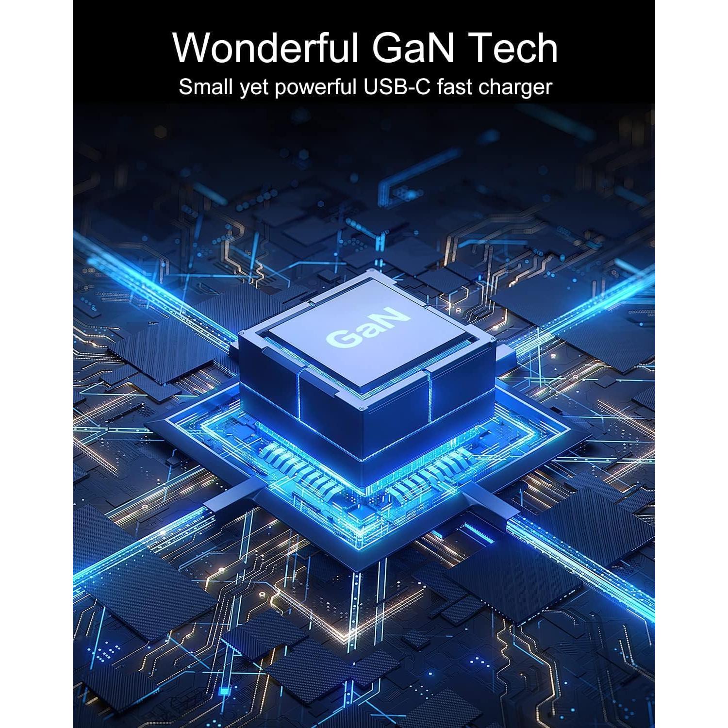 Cargador USB-C Nekteck 60W GaN Carga Rápida Plegable