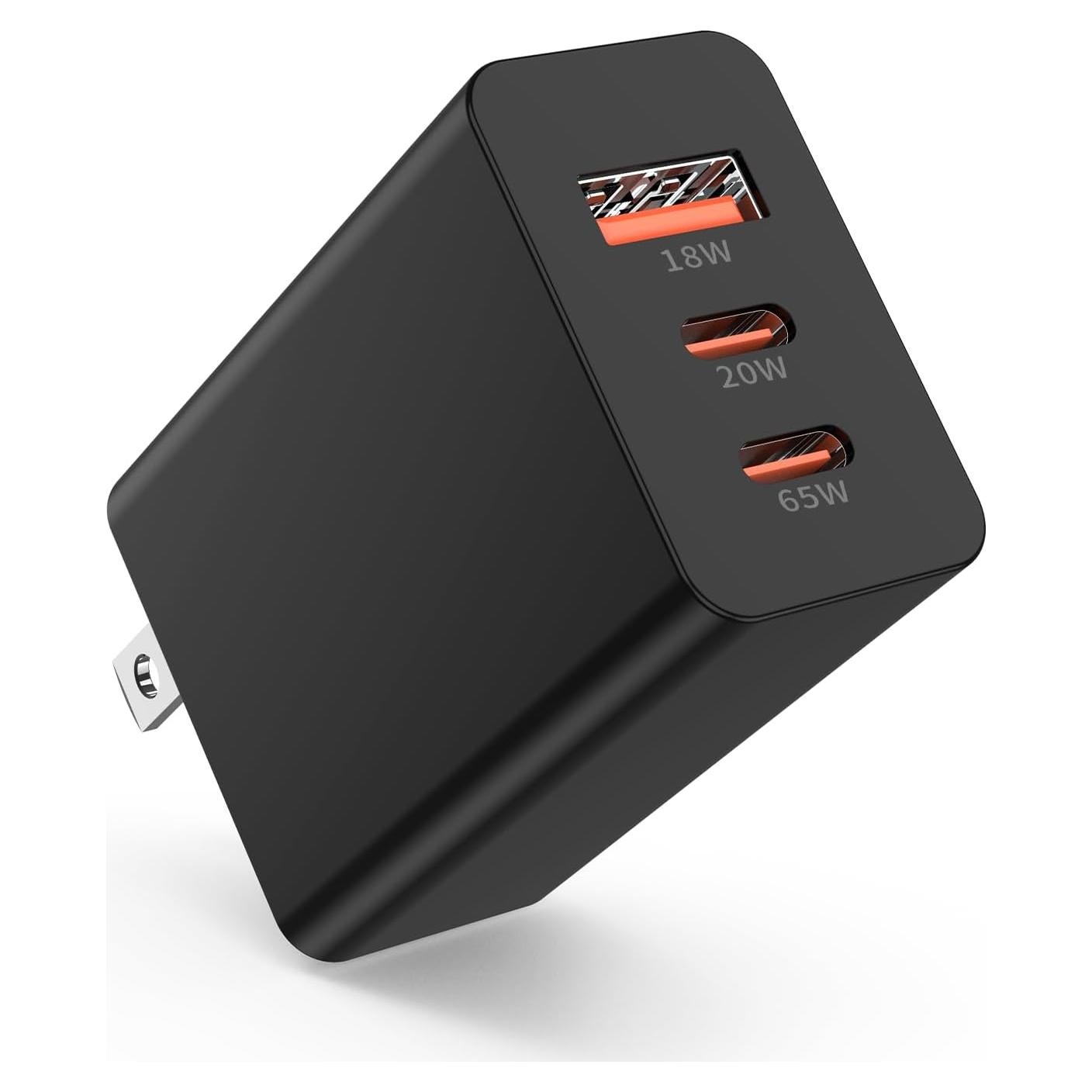 Cargador de Pared USB C 100W SHENZHEN - 3 Puertos PD+QC