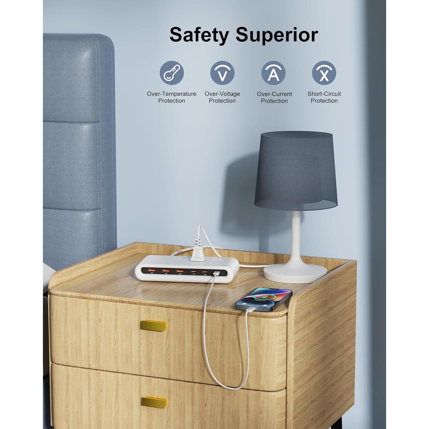 Regleta de Carga USB C 35W 10 en 1 Shenzhen Xintaide