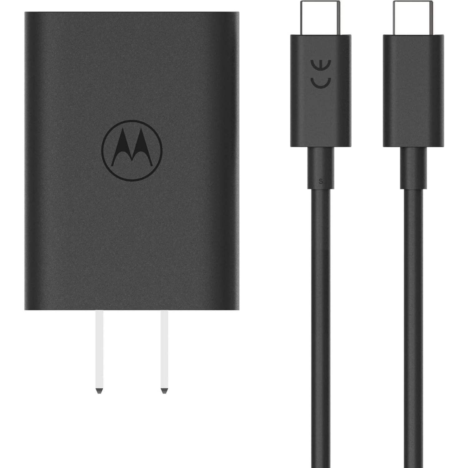 Cargador de pared TurboPower 68W Motorola + Cable USB-C 1m