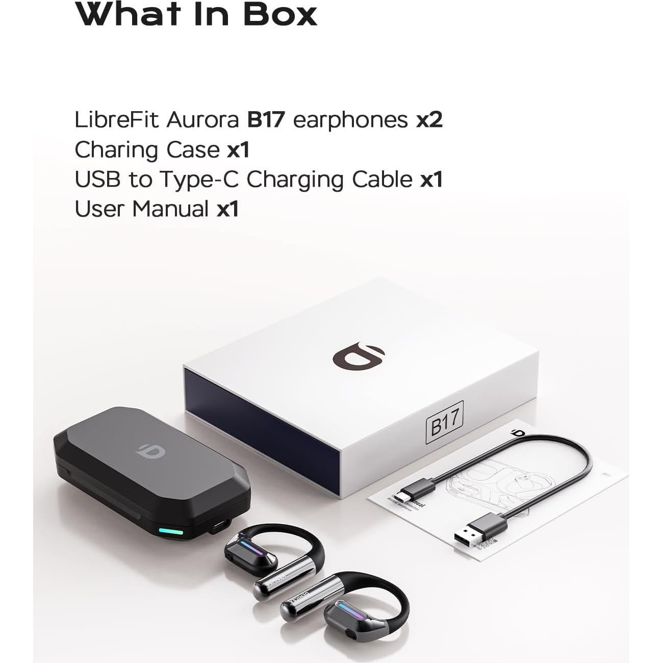 Auriculares de Conducción Ósea DEMICEA LibreFit B17 IP68