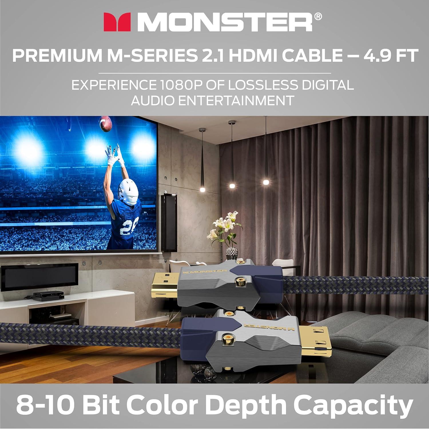 Cable HDMI 2.1 Monster M-Series 1.49 m 8K 48 Gbps