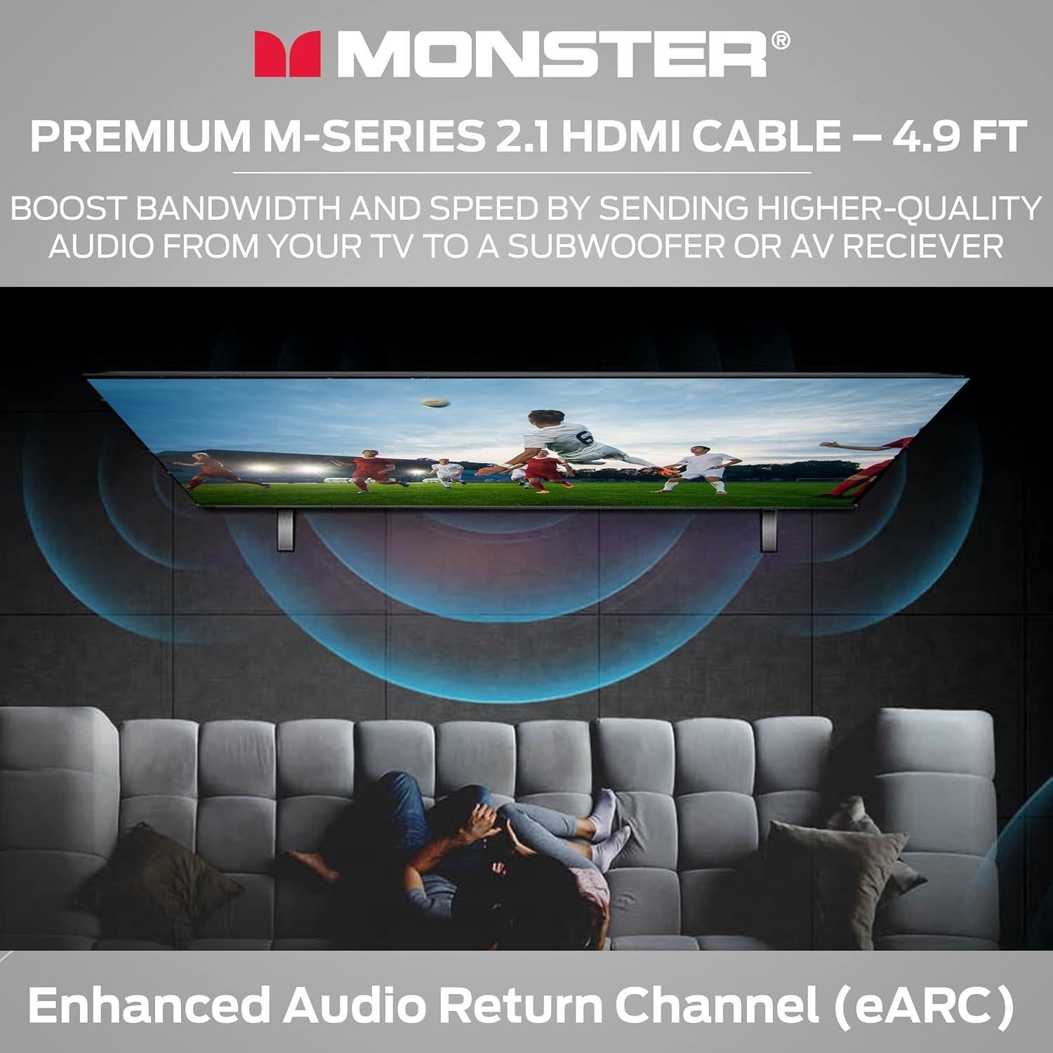 Cable HDMI 2.1 Monster M-Series 1.49 m 8K 48 Gbps