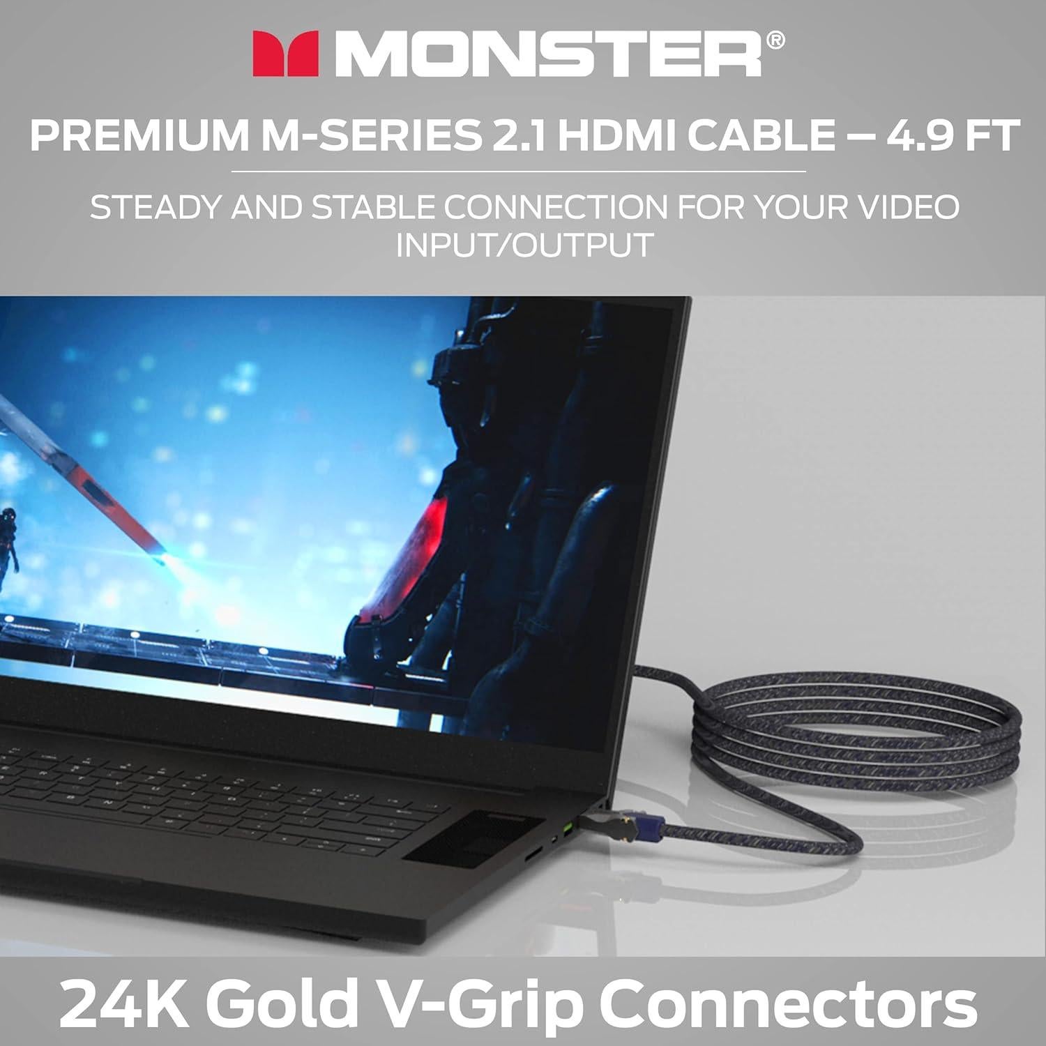 Cable HDMI 2.1 Monster M-Series 1.49 m 8K 48 Gbps