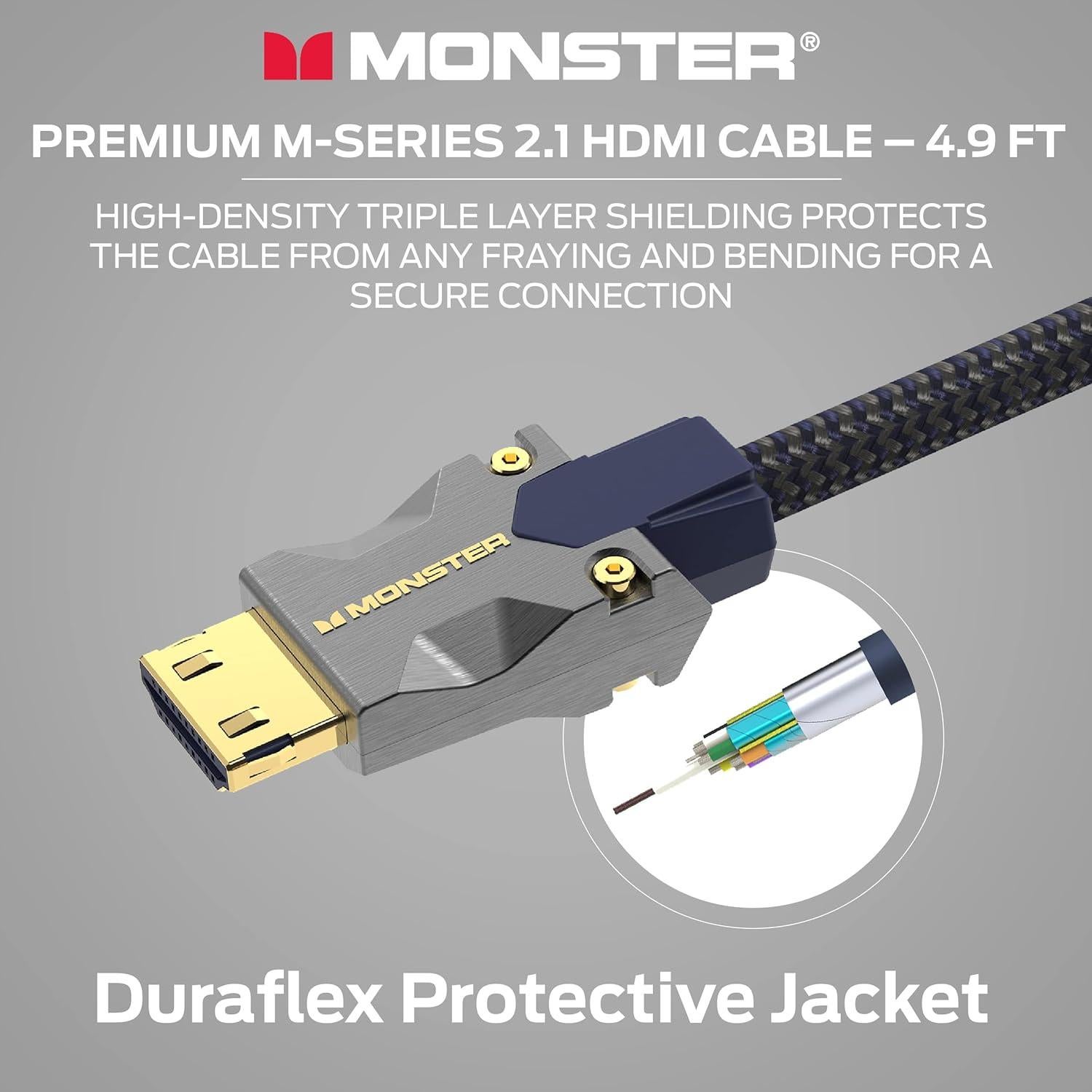 Cable HDMI 2.1 Monster M-Series 1.49 m 8K 48 Gbps