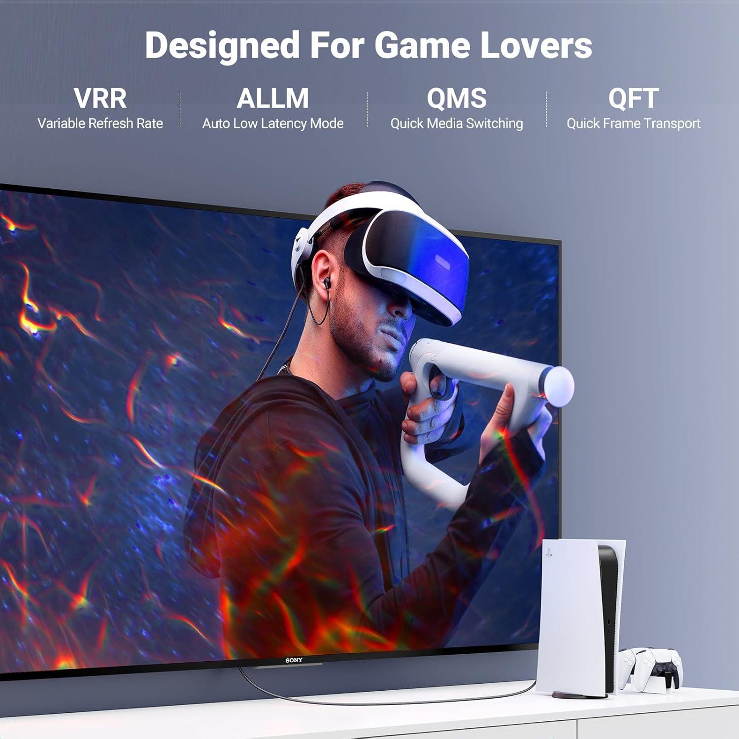 Cable HDMI 2.1 UGREEN 3.05m 8K 60Hz 48Gbps HDR eARC