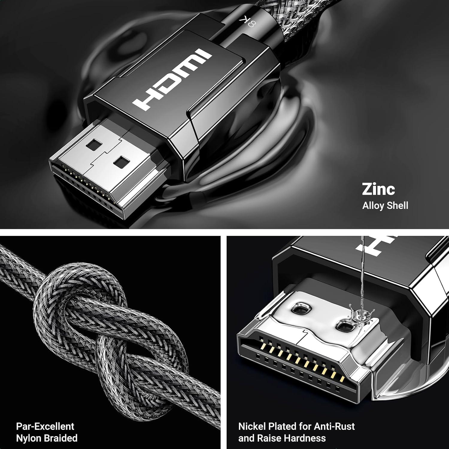 Cable HDMI 2.1 UGREEN 3.05m 8K 60Hz 48Gbps HDR eARC