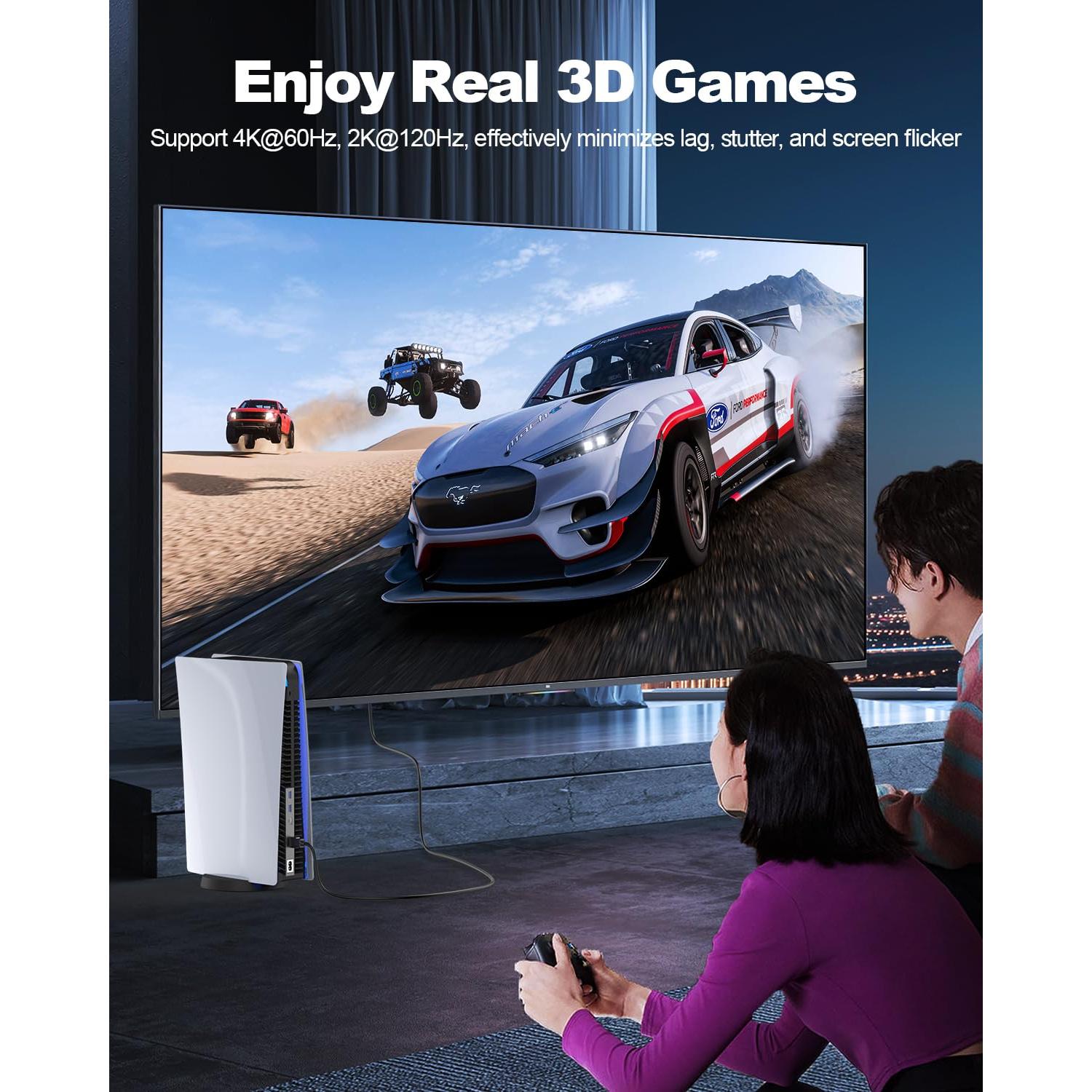 Cable HDMI 4K 1.83M DoroJepi 2-Pack Alta Velocidad