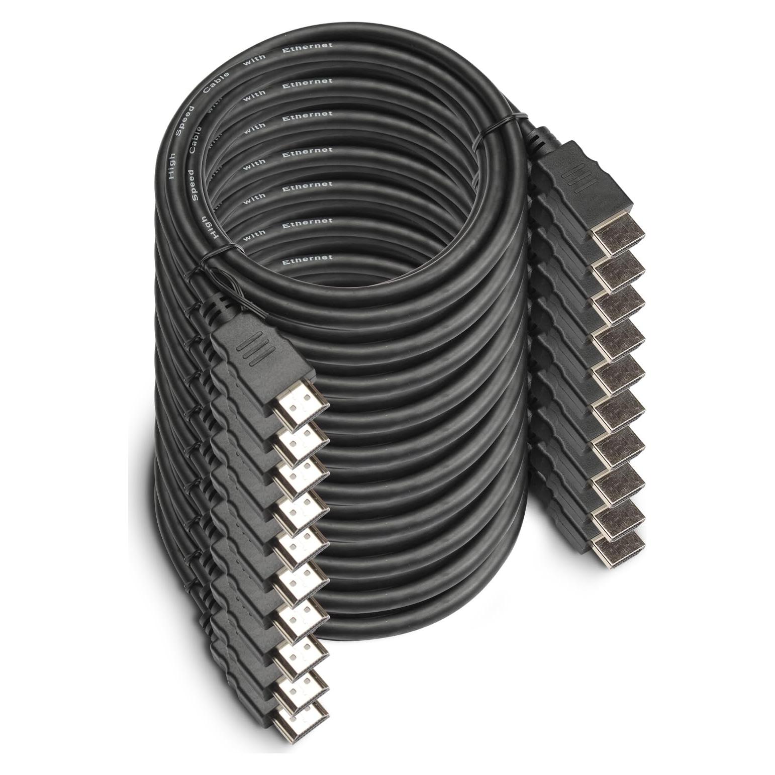 Cable HDMI OREI 1.83 m Alta Velocidad 10-Pack 4K 3D