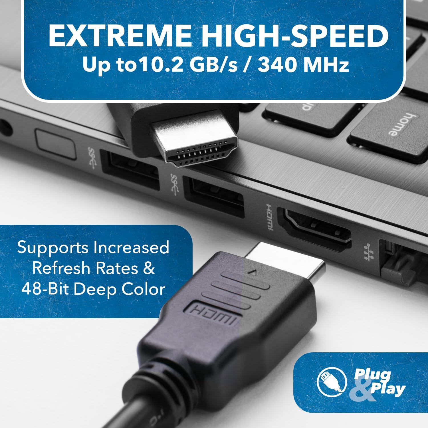 Cable HDMI OREI 1.83 m Alta Velocidad 10-Pack 4K 3D