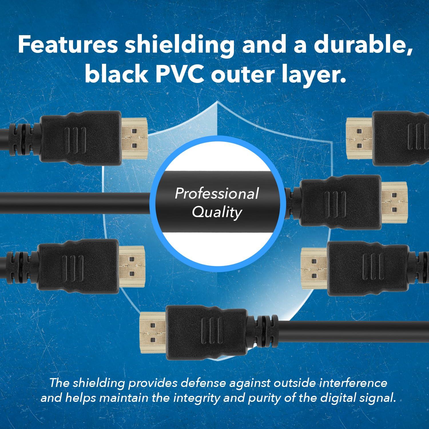 Cable HDMI OREI 1.83 m Alta Velocidad 10-Pack 4K 3D