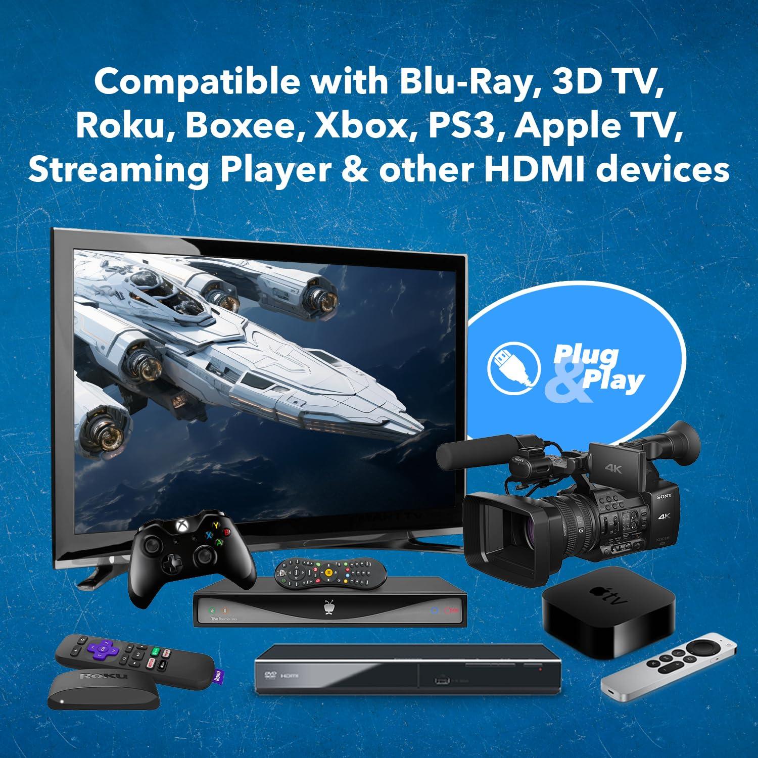 Cable HDMI OREI 1.83 m Alta Velocidad 10-Pack 4K 3D