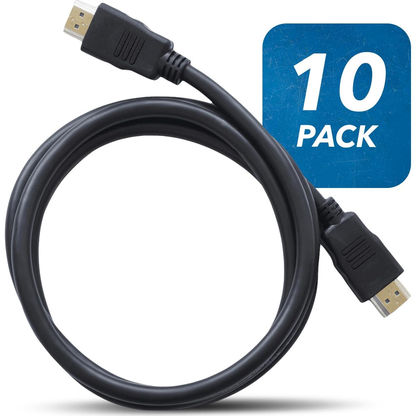 Cable HDMI OREI 1.83 m Alta Velocidad 10-Pack 4K 3D