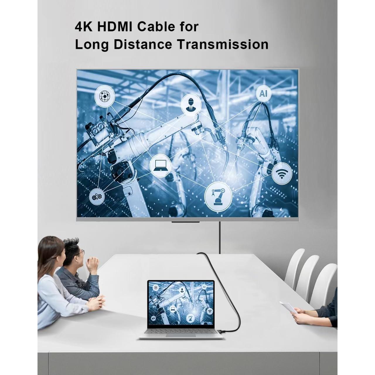 Cable HDMI 15m KIMTABO Ultra Alta Velocidad 4K 60Hz