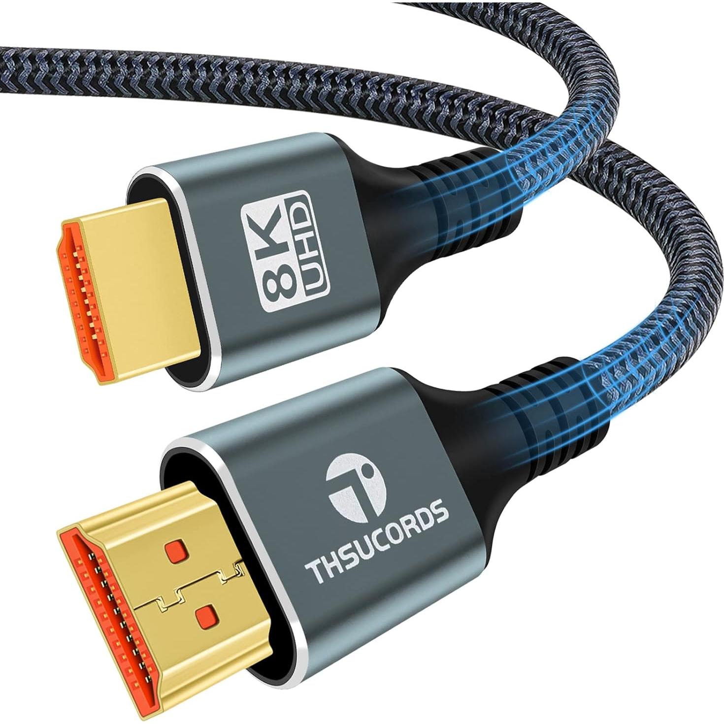 Cables HDMI 8K 1.0M 2 Paquete Thsucords Alta Velocidad