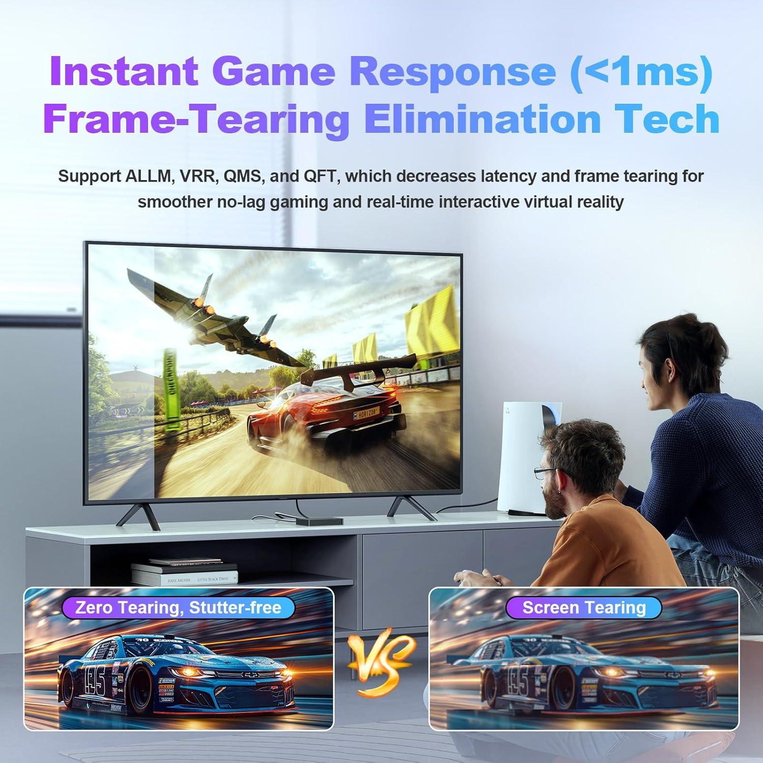 Cable HDMI 2.1 Fibopitcal 1.8m Ultra Alta Velocidad 48Gbps