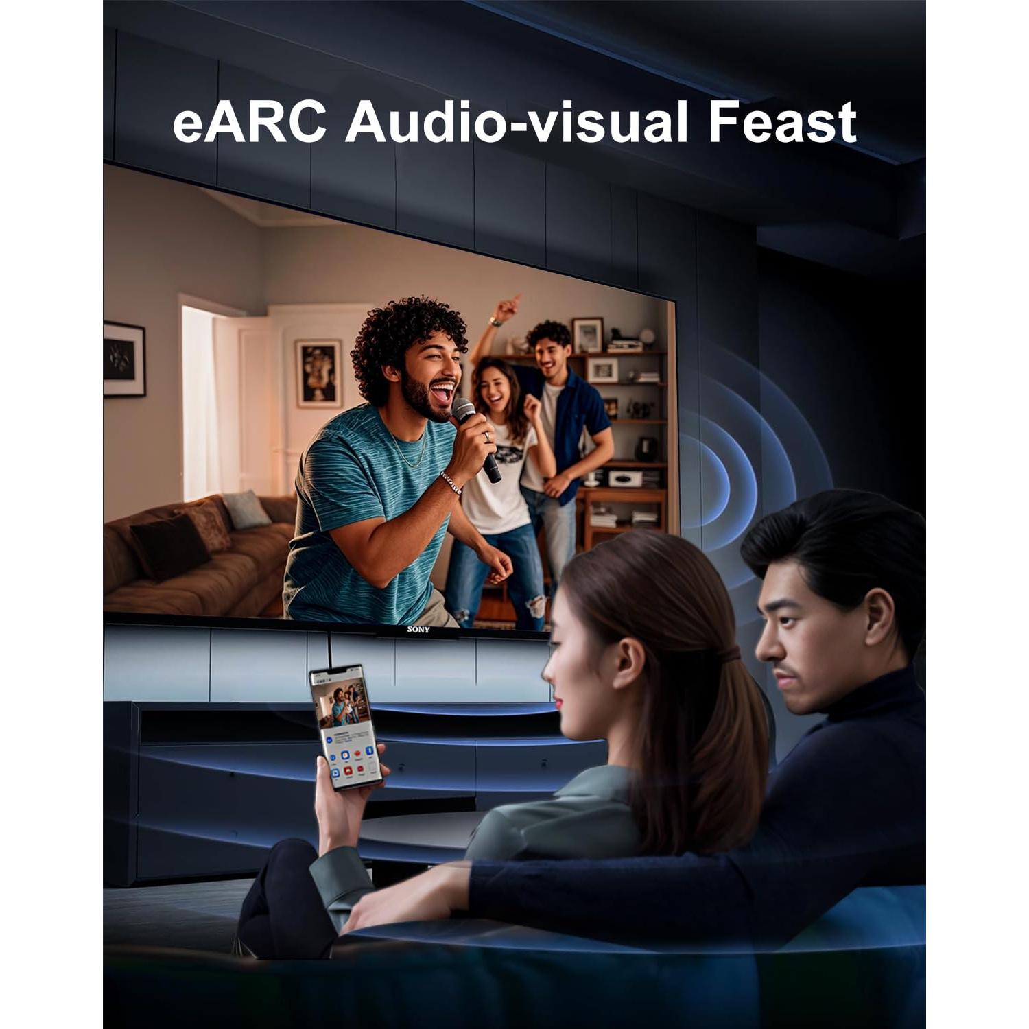 Cable HDMI 16K ConnBull 2M Alta Velocidad 96Gbps