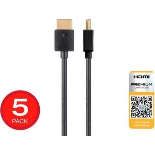Cable HDMI Monoprice 0.61m Alta Velocidad 4K 18Gbps Negro
