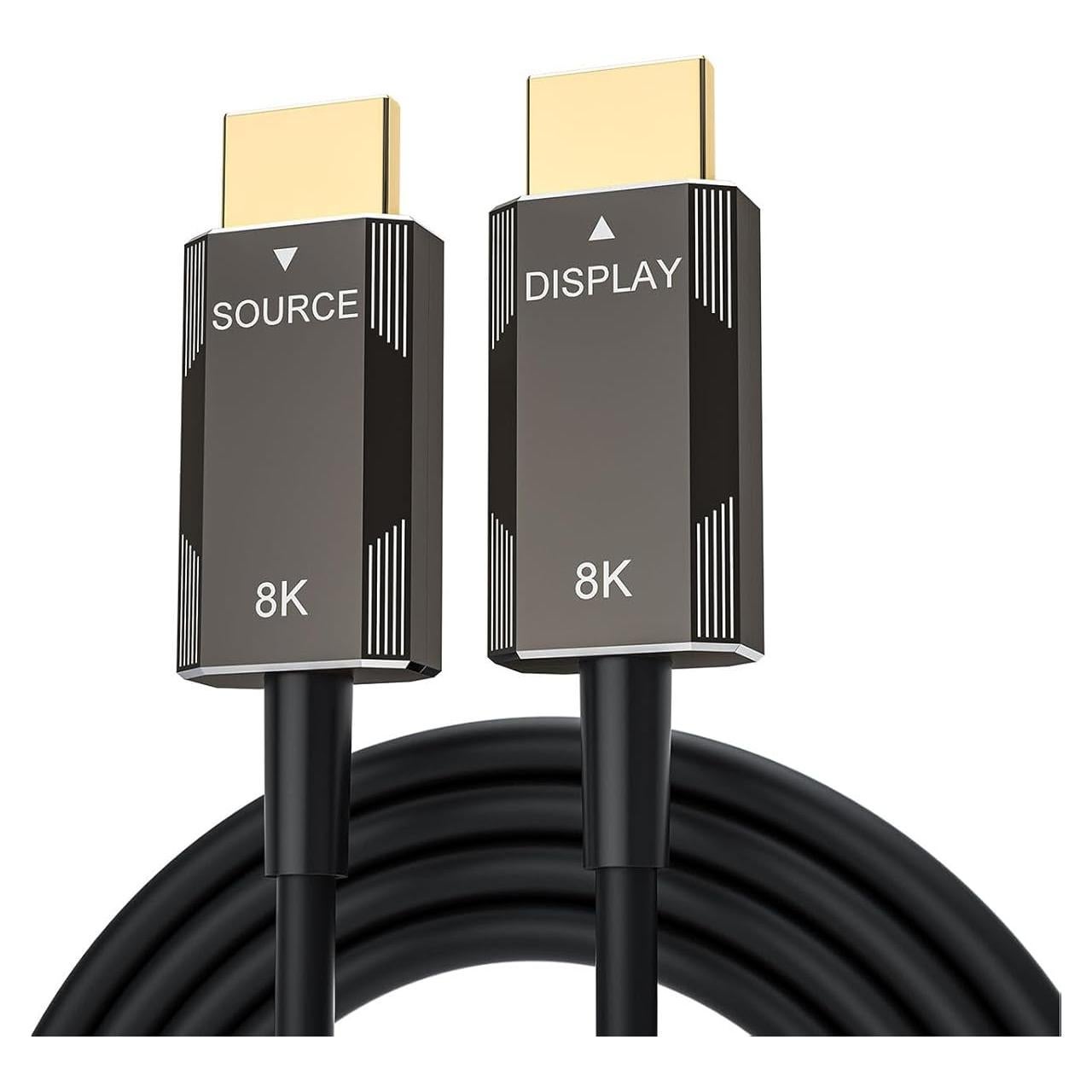 Cable HDMI 2.1 Activo de Fibra Óptica 12m 8K 4K 48Gbps ShengKai