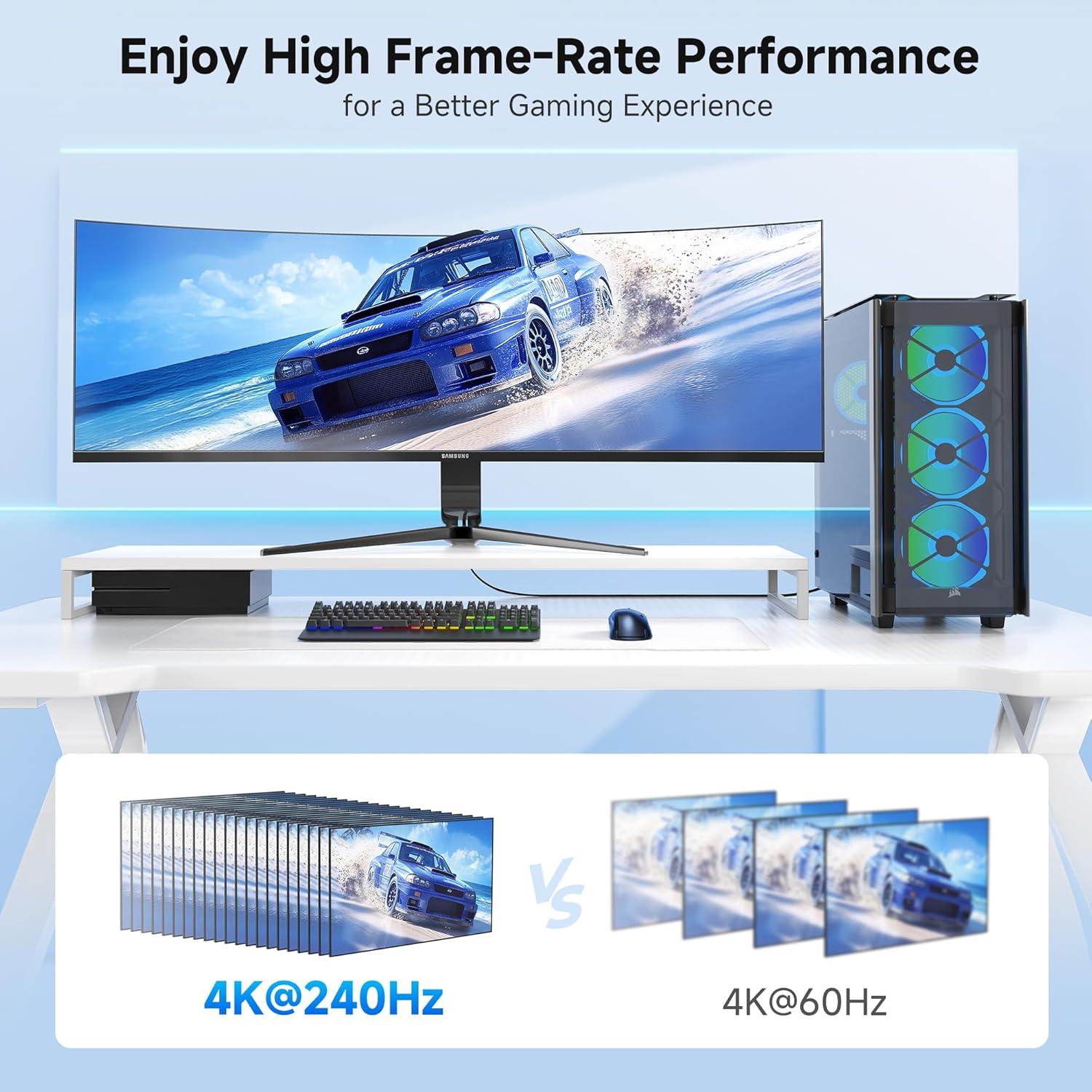 Cable HDMI 2.1 Ultra Delgado 1.5m Cable Matters 48Gbps 8K