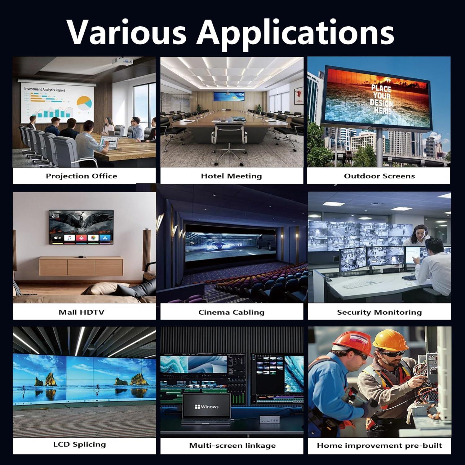 Cable HDMI 2.1 Anehmeta 15.24m 8K 48Gbps Fibra Óptica