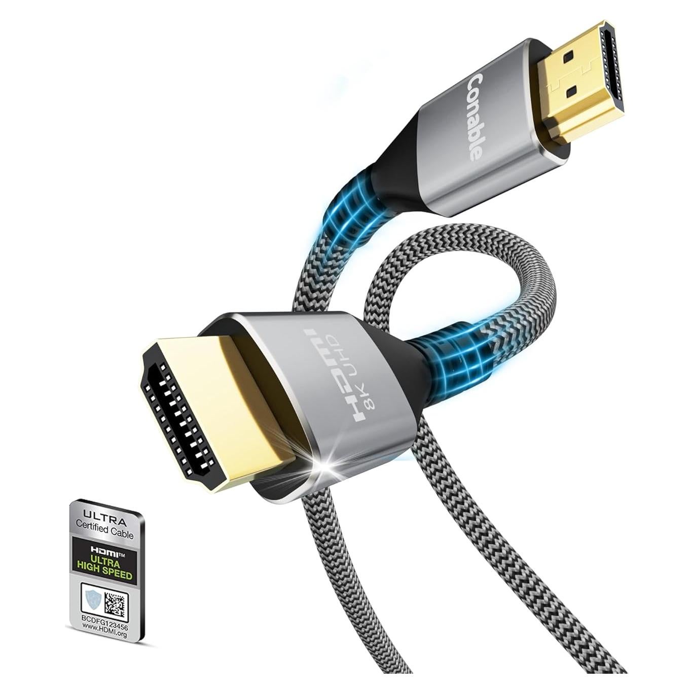 Cable HDMI 8K Conable 0.61m Ultra Alta Velocidad 48Gbps