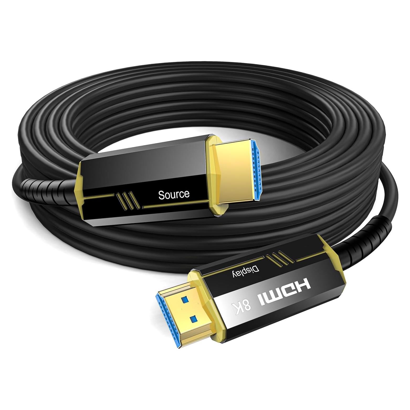 Cable HDMI 2.1 DGHUMEN 15M Fibra Óptica 8K 48Gbps