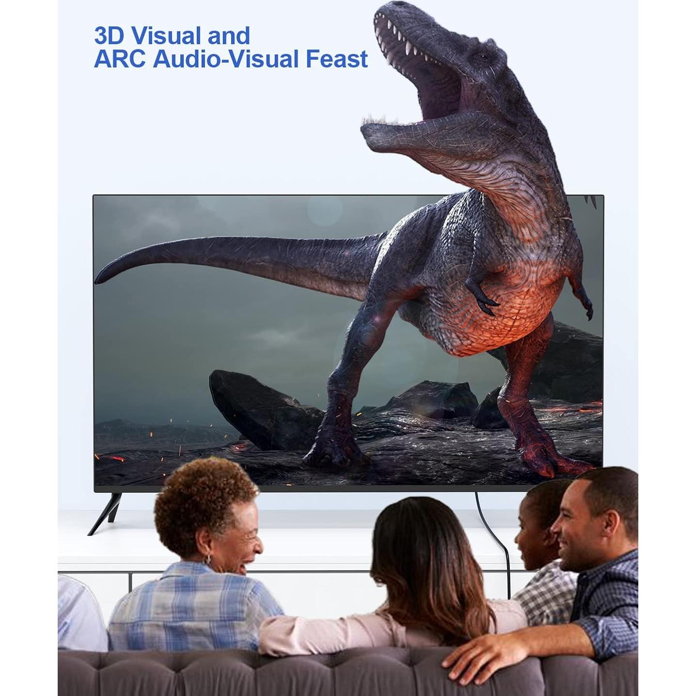 Cable HDMI 4K 2.0 ApoJodly 2.01m 10-Pack Alta Velocidad