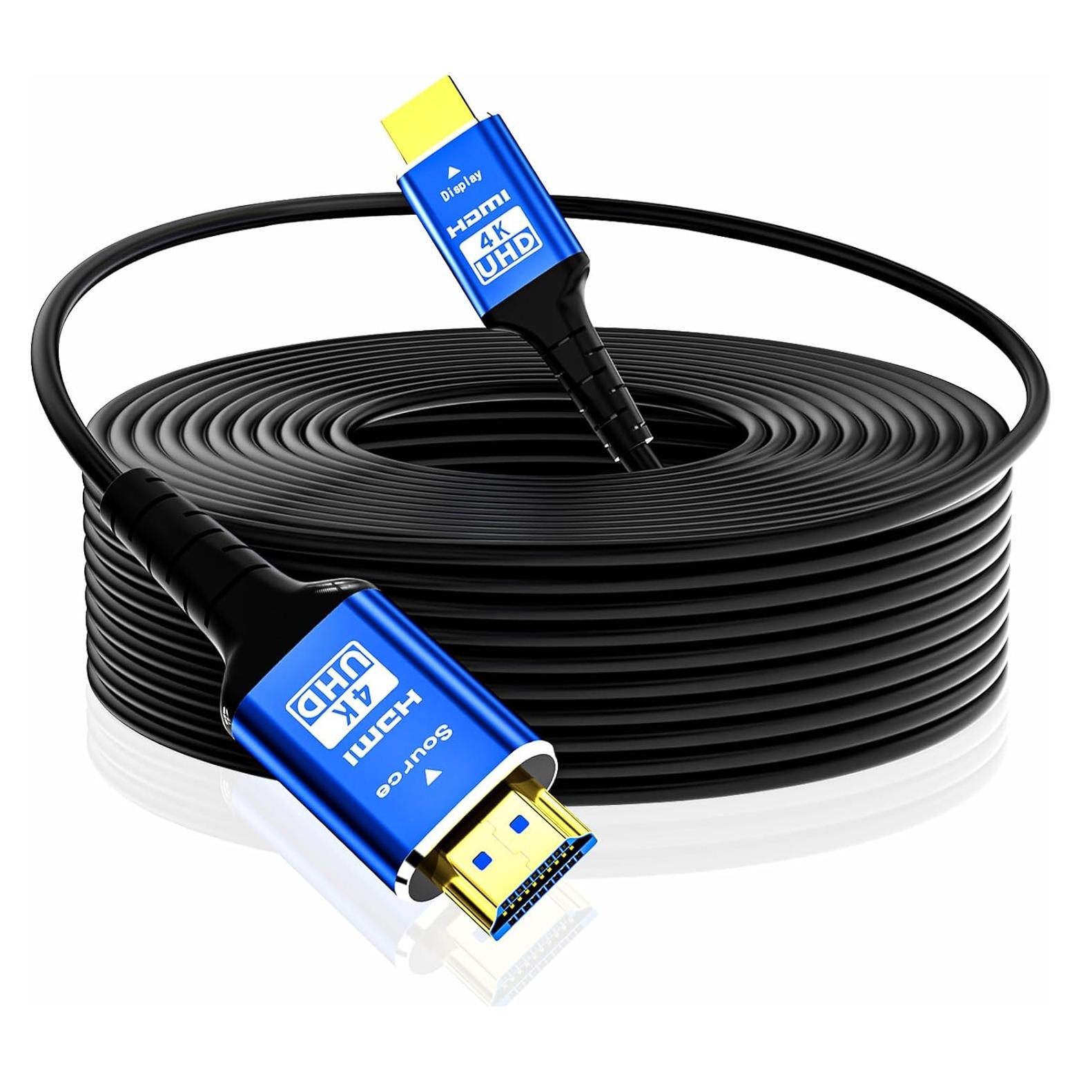 Cable HDMI de fibra óptica 30.48 m Adrenenjoyer 4K 60Hz