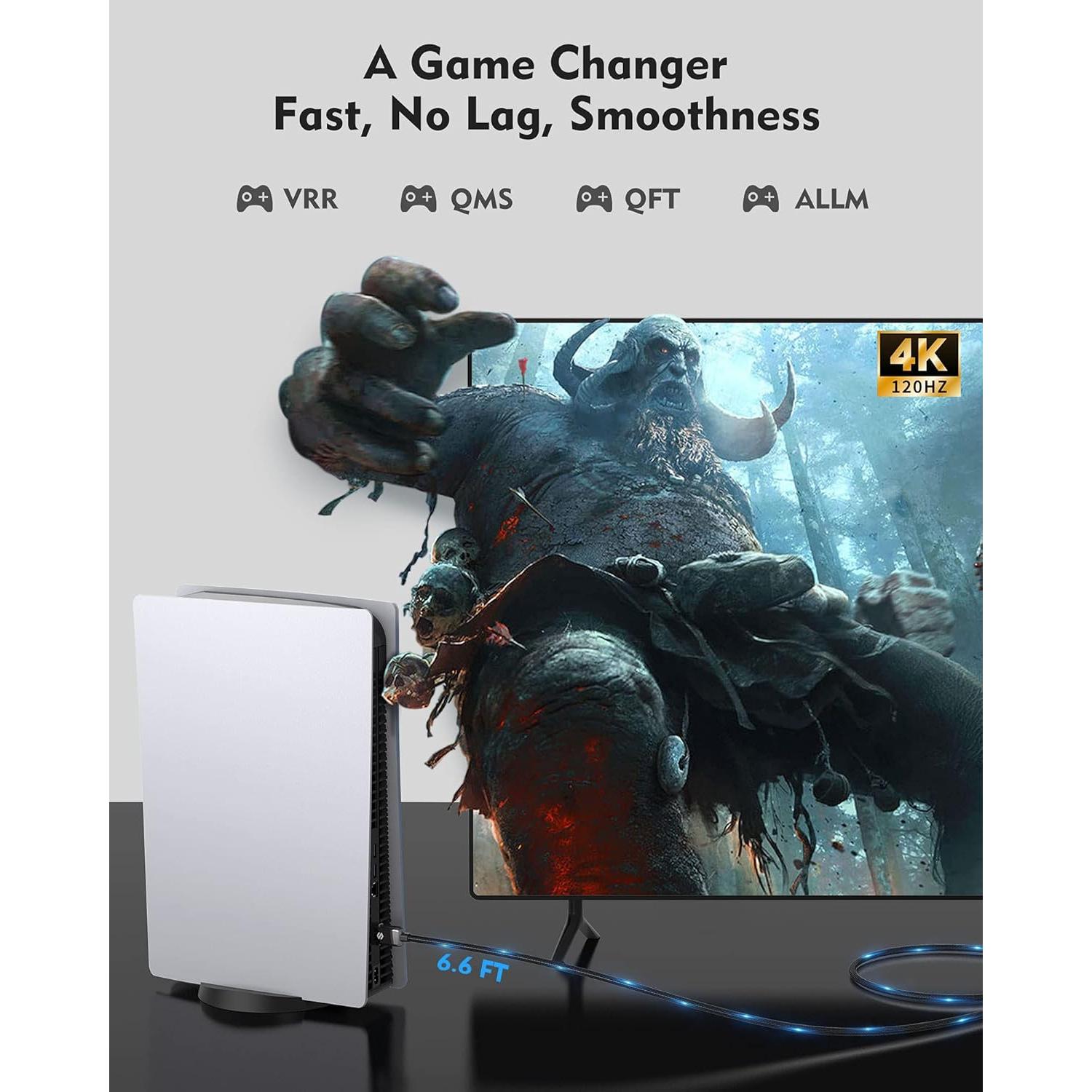 Cable HDMI 2.1 Silkland 8K 3m Ultra Alta Velocidad 48Gbps