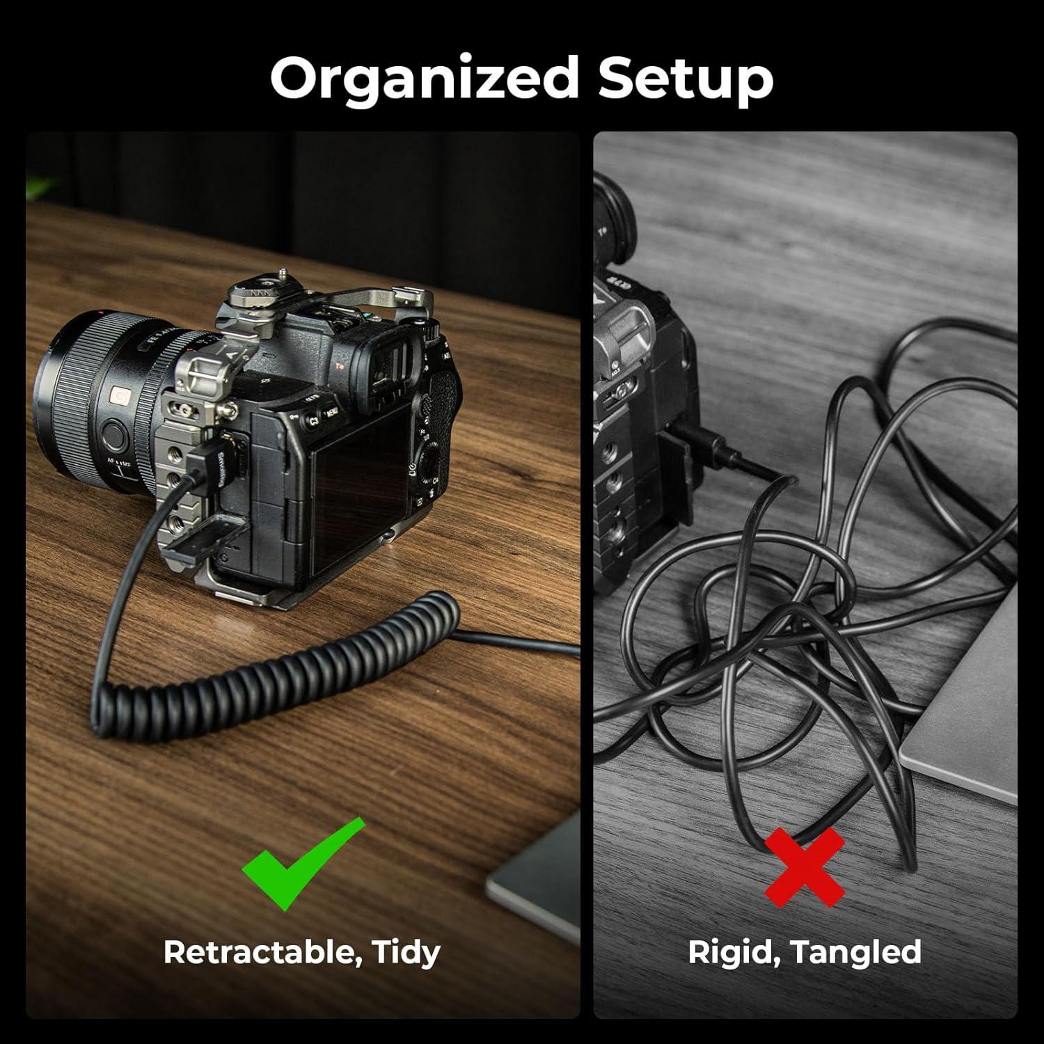 Cable HDMI Enrollado 2.0 SmallRig 4K@60Hz 120cm Alta Velocidad