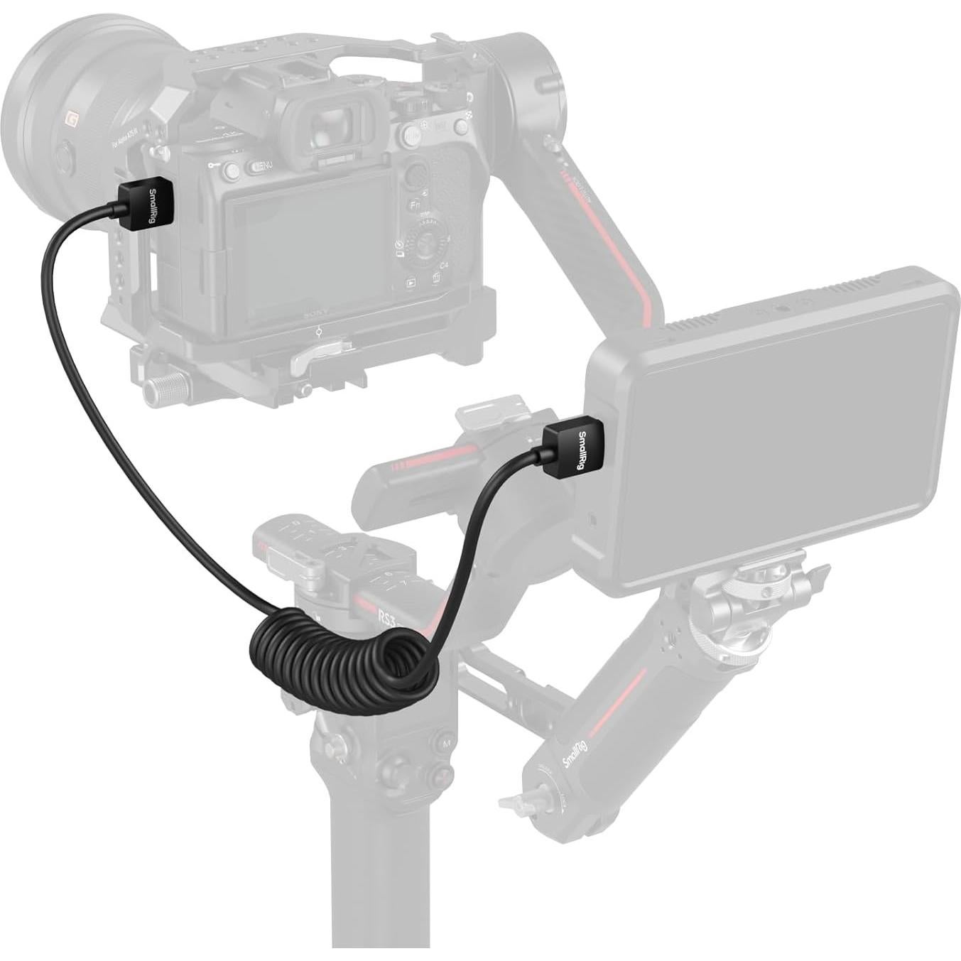 Cable HDMI Enrollado 2.0 SmallRig 4K@60Hz 120cm Alta Velocidad