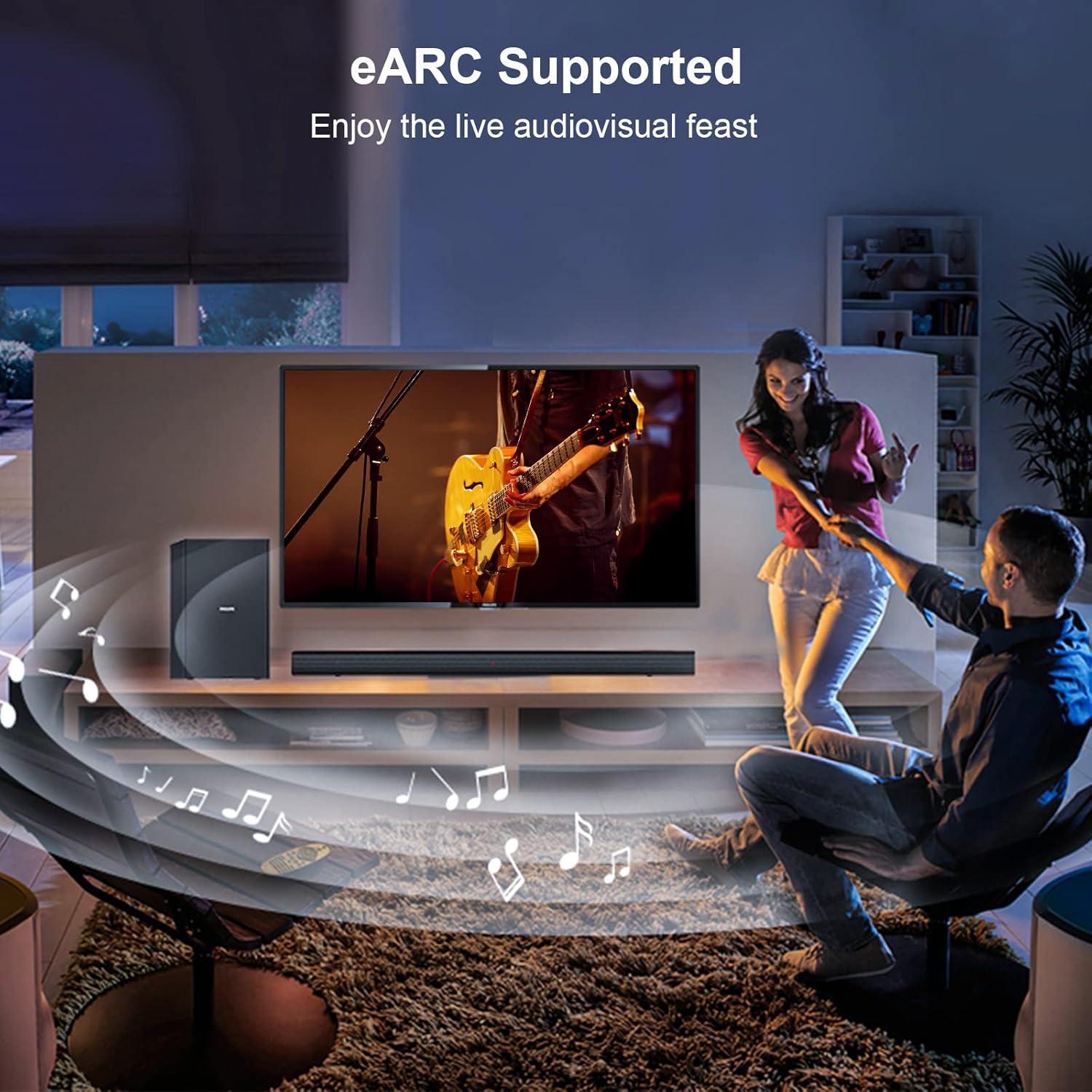 Cable HDMI 2.1 FIBBR 10M 8K 48Gbps HDR eARC Ultra HD