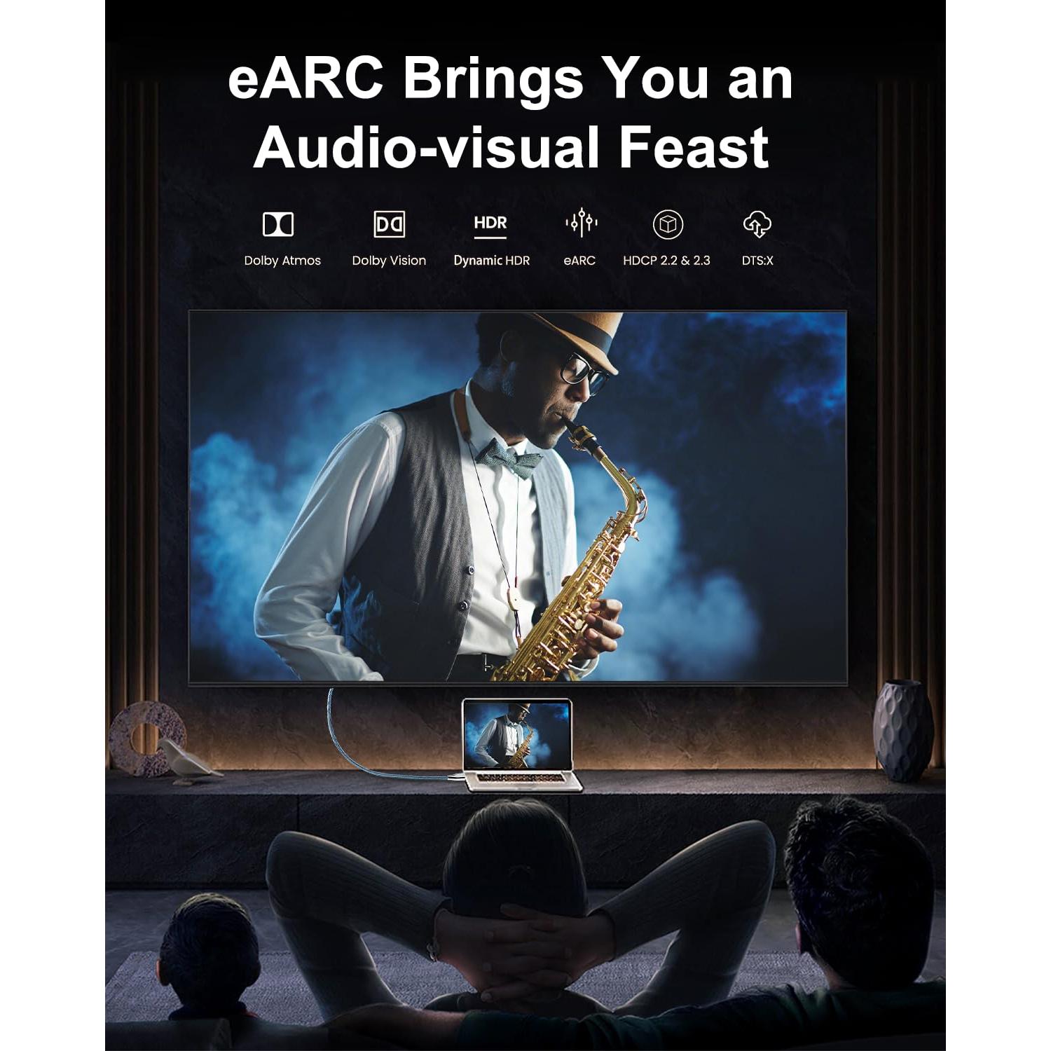 Cable HDMI Ultra Alta Velocidad SKW 3m 8K 60Hz 4K 120Hz